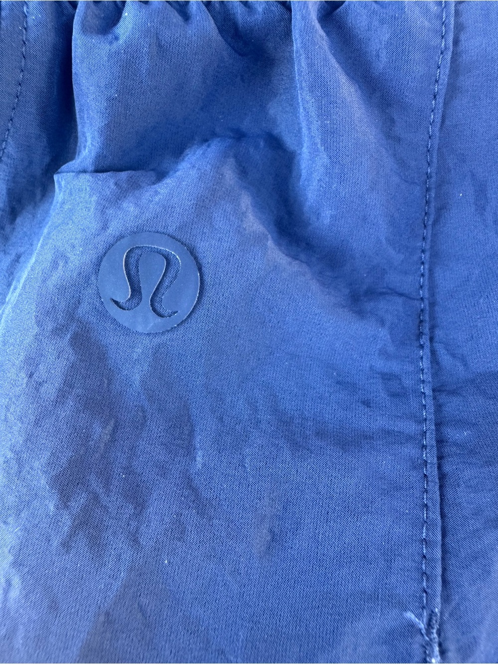 Lululemon Crinkle Relaxed Parachute Pant Small Navy NWOT - Picture 3 of 5